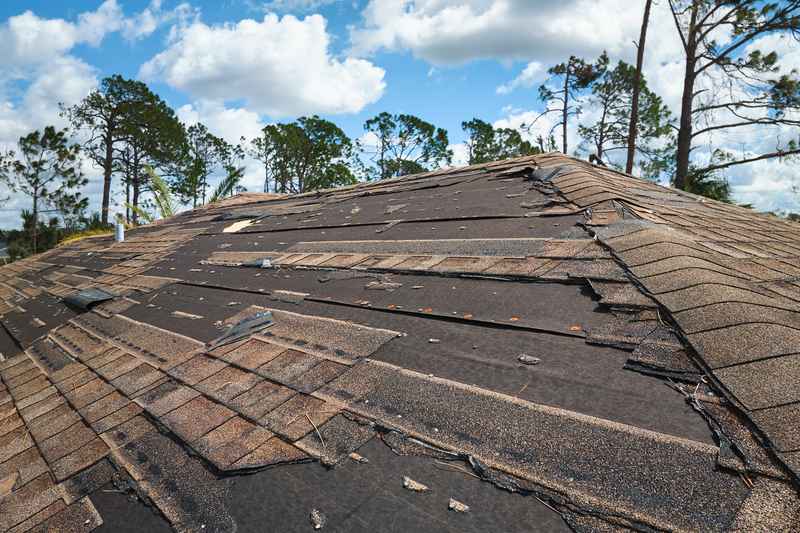 heat damage on roofs, Akron