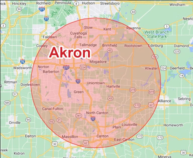 Eagle Eye Akron Ohio service Area