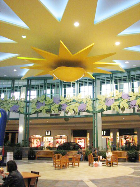 Summit Mall Sunburst in the food court.