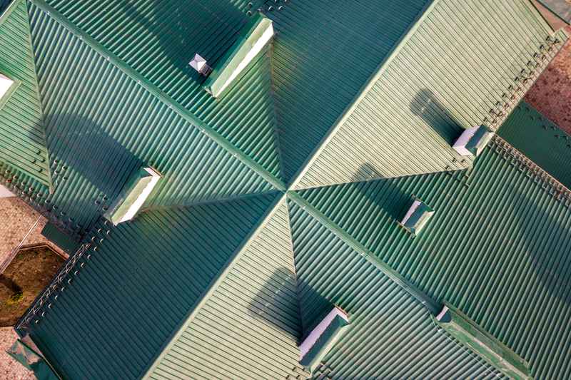 pitched commercial roofs