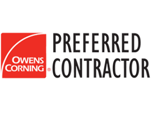 Owens Corning Preferred Contractor Badge for Eagle Eye Roofing