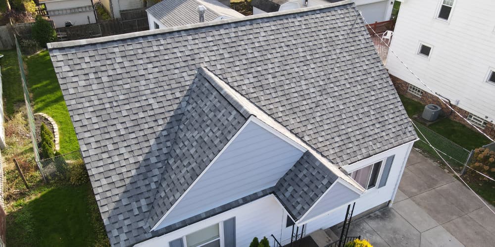 top rated asphalt shingle roof repair replacement experts Akron and Uniontown