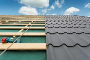 metal roof installation in Akron