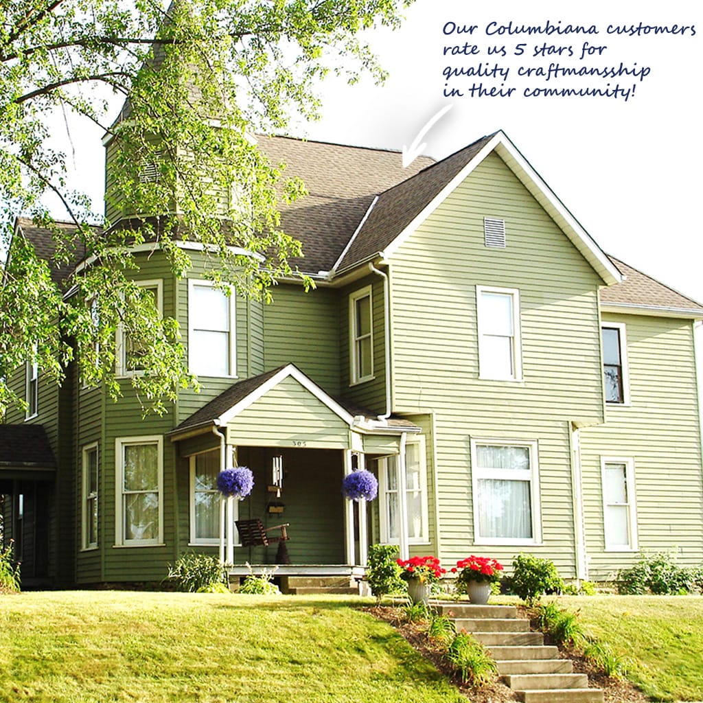 5 star ratings from Columbiana customers