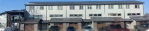 Standing Seam metal roof apartments.