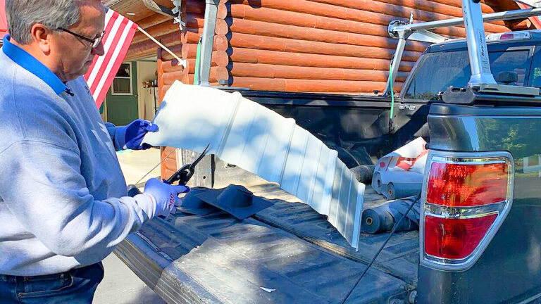 Cutting-metal-roofing