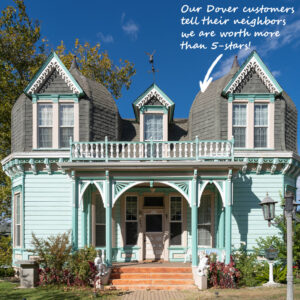 Dover Ohio Metal Roof Company sample Victorian home