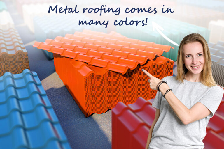 Our metal roofing options have many colors to select from.