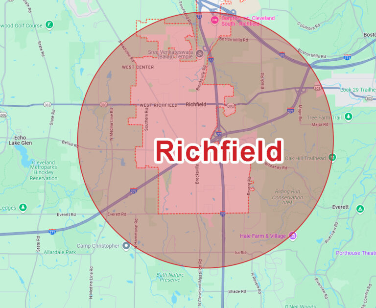 Eagle-Eye-Roofing-LLC-map-service-area-richfield-ohio