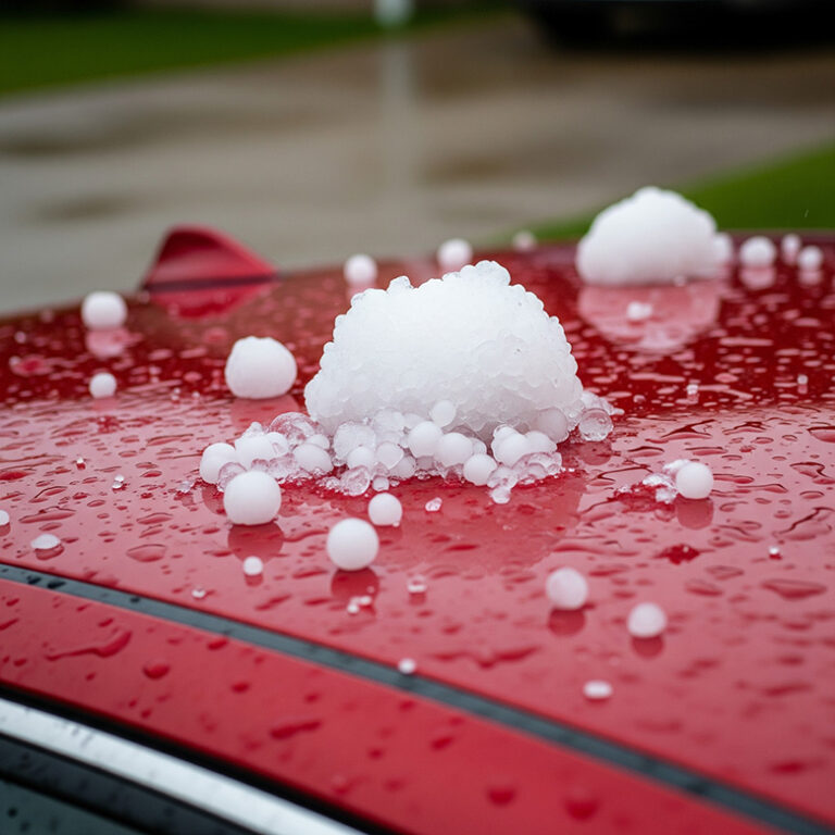Hail-car-roof
